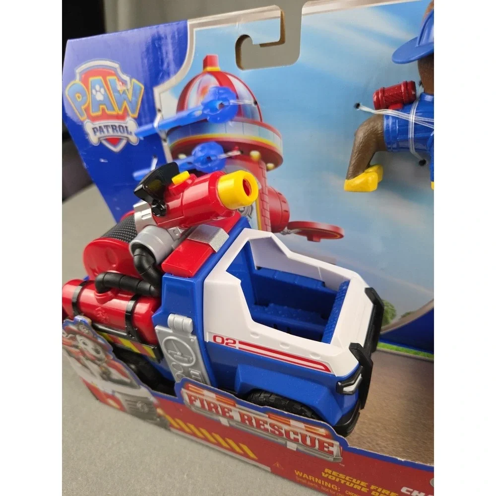 Paw Patrol Fire Rescue Chase with Figure Rescue Fire Cruiser Truck Launcher 2024